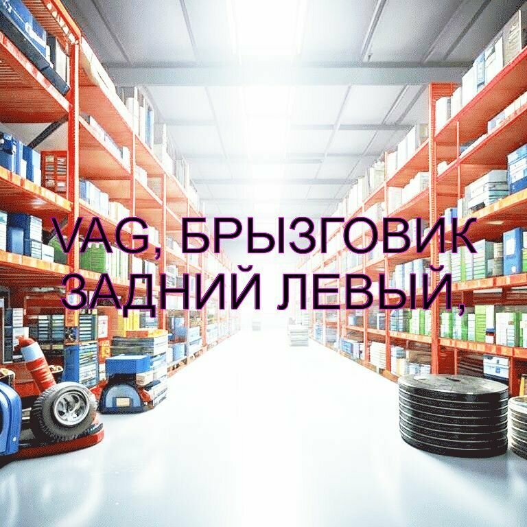 Vag, брызговик задний левый,