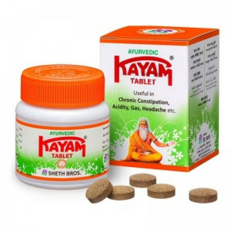 Каям таблетки (Kayam tablet Sheth Brothers), 30 таблеток