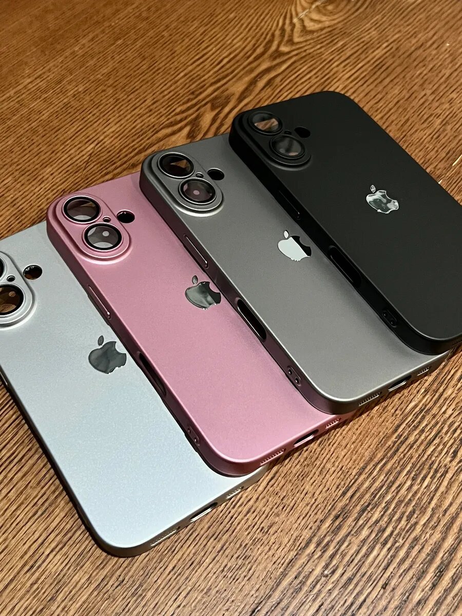 Чехол О'кейси для iPhone 16 "Защита камеры", силикон, матовый, черный — фото 1