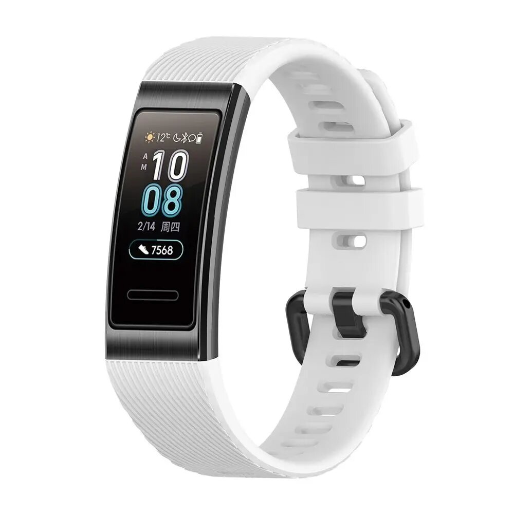 Силиконовый ремешок для Huawei Band 3/3 Pro, black — фото 1