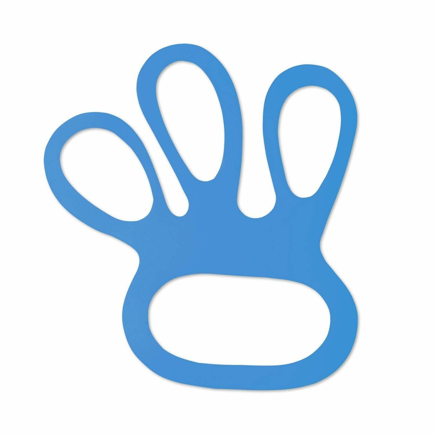 Держатель-утяжка уплотнительная перчатки мясника, синяя, Giesser.