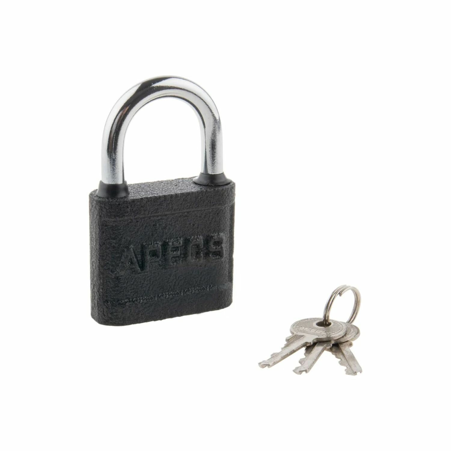 Замок навесной APECS PD-03-60 автоматическое запирание, черный, 150мм — фото 1