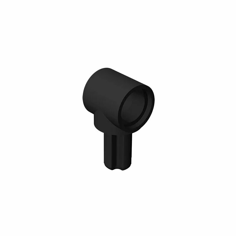 Черный строительный блок gobricks GDS-934, Цвет: 080