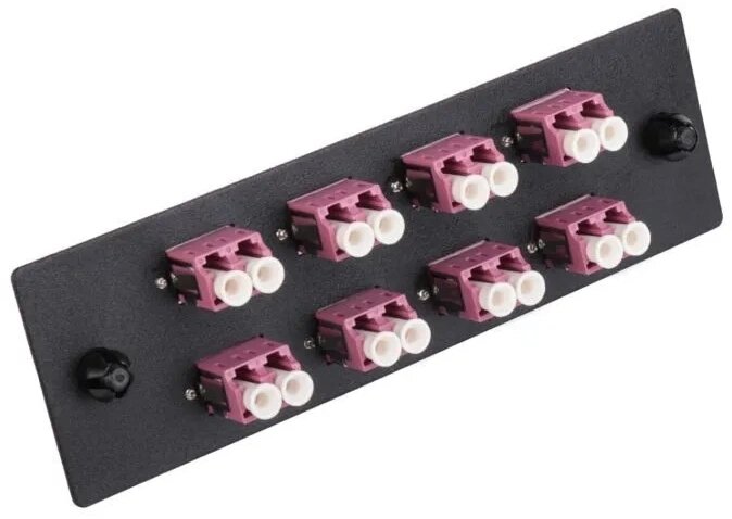 Панель Lanmaster LAN-APM-8X2LC/OM4 1U 8xLC дупл. 50/125 OM4 (упак:1шт)