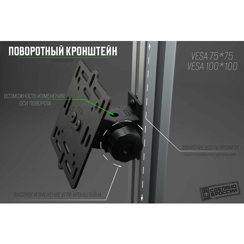Кронштейн универсальный для кокпита баттонбокса симрейсинга 3490₽