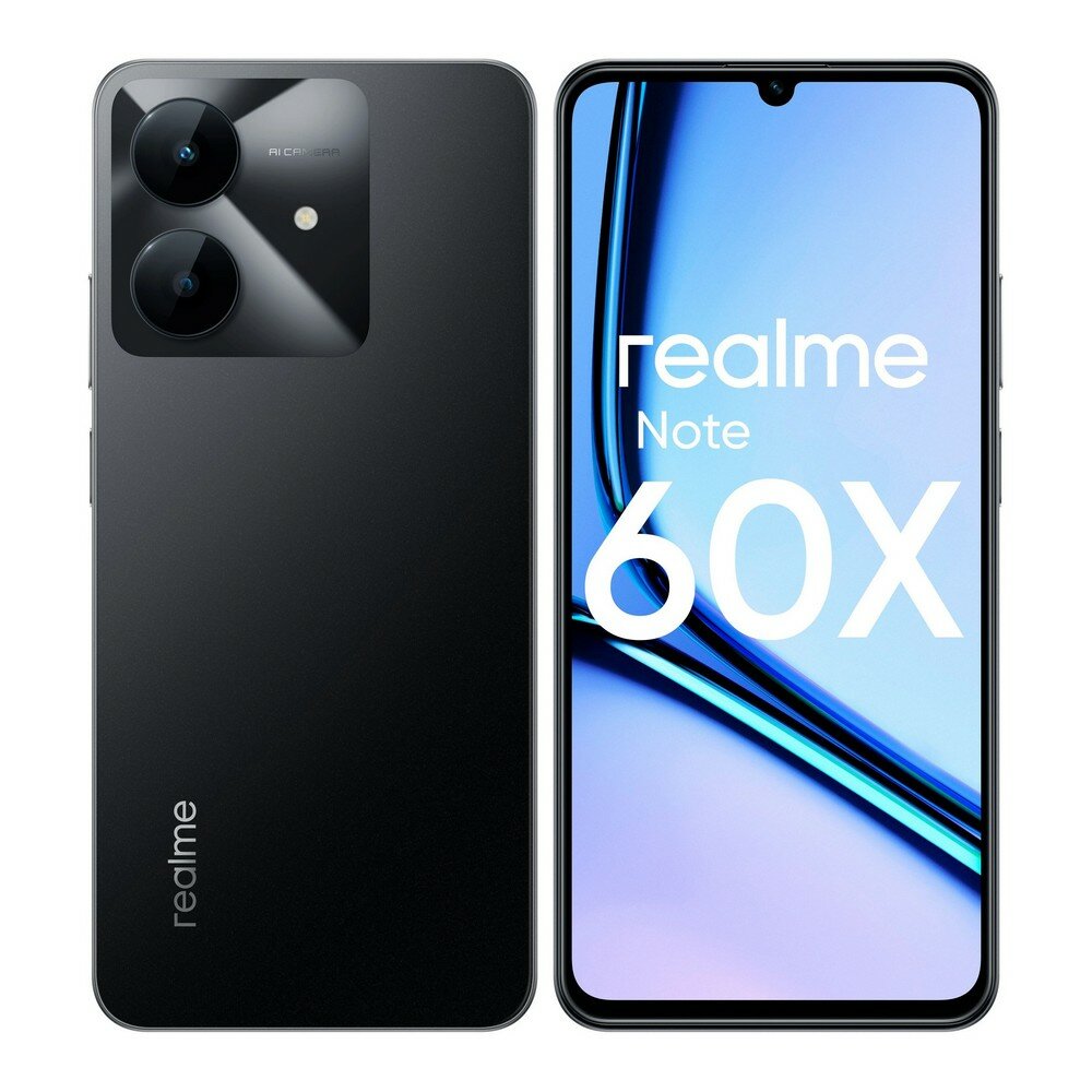 Смартфон realme Note 60x 3/64Gb Black