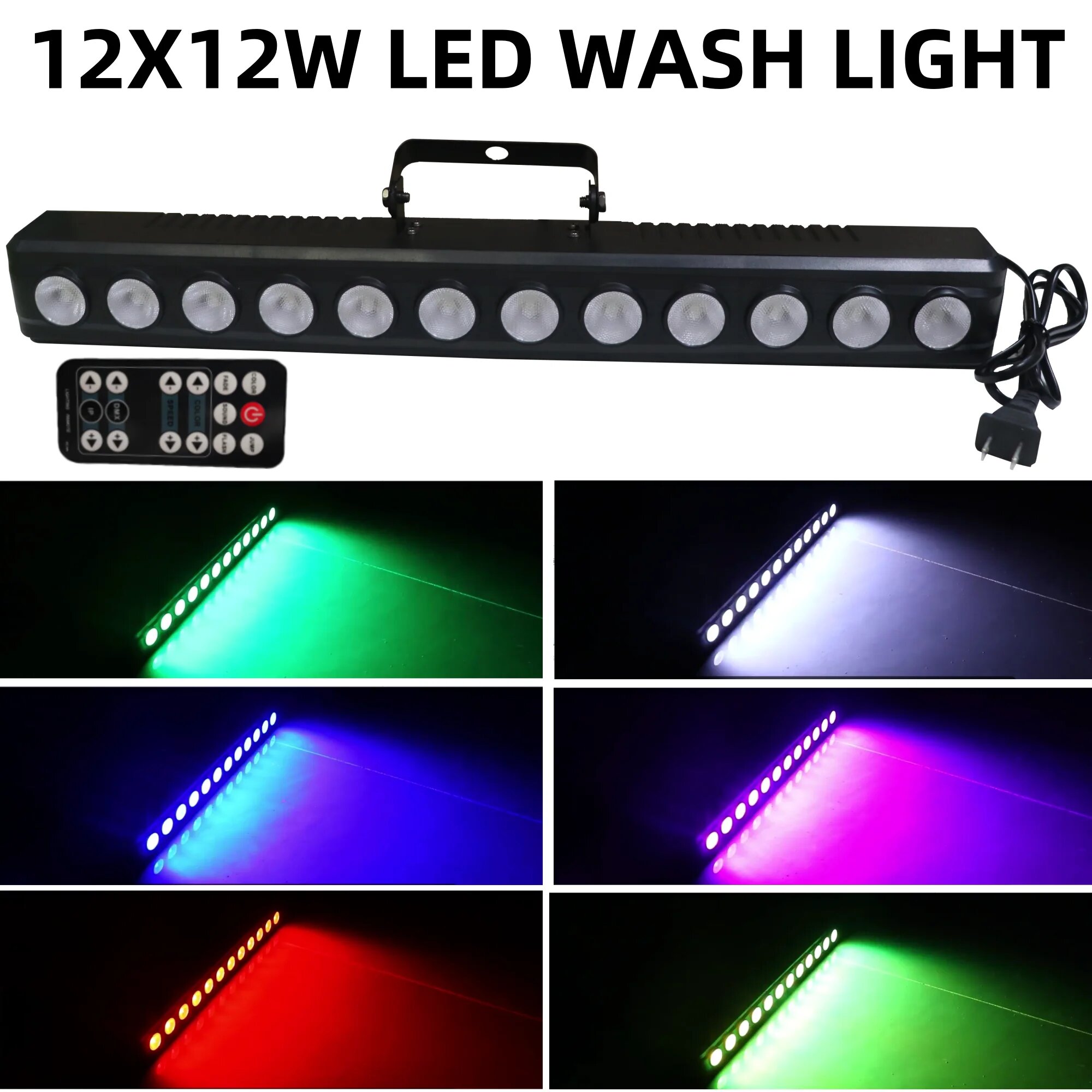 Новая форма 12X12W, дистанционный светодиодный PAR Light/дискотека, RGBW par dmx512, светодиодный прожектор, сценическое диджейское оборудование