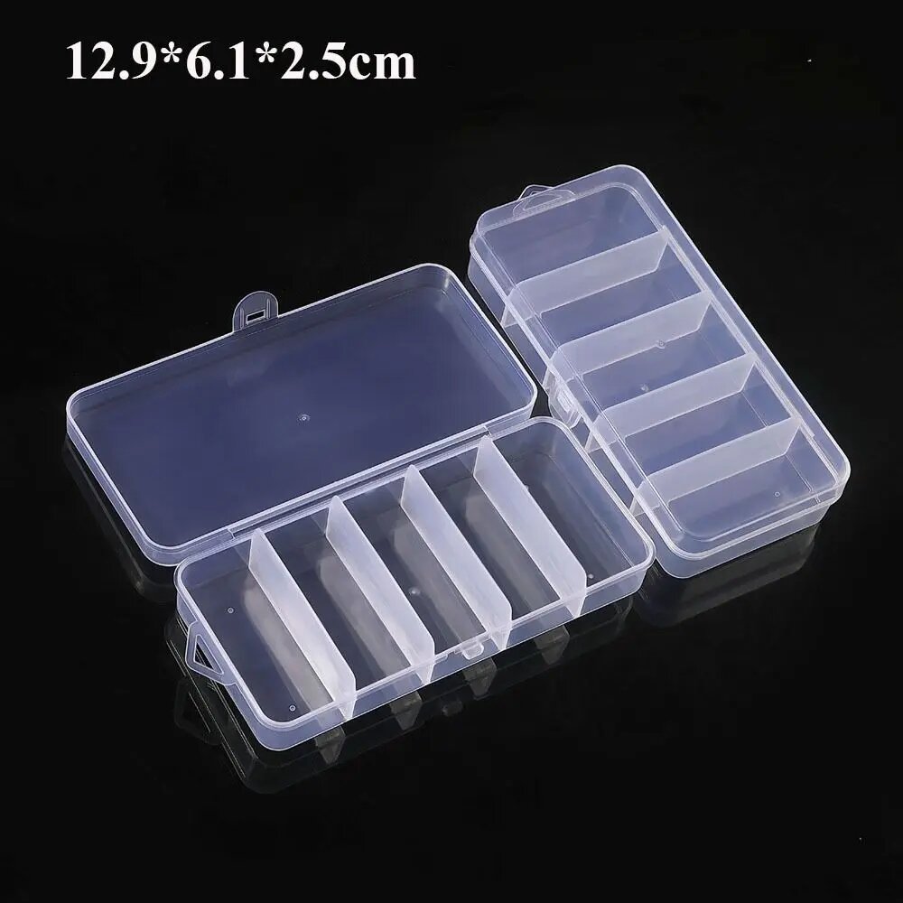 Пластиковый контейнер для хранения 12.9x6.1x2.5cm