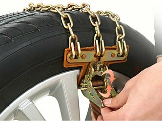 Противобуксовочные цепи для легкового автомобиля S 165-215 мм 8 шт