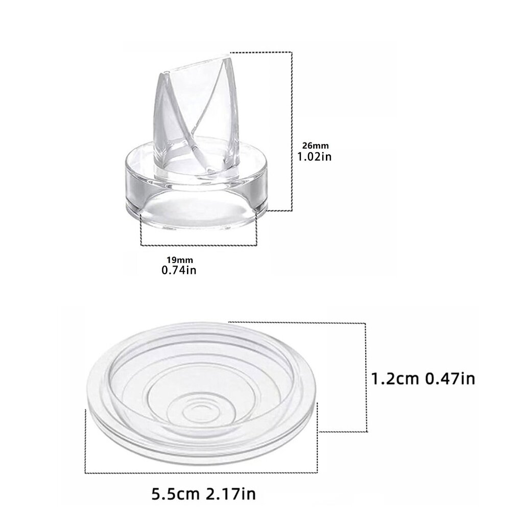 Косметика Для Кормящих Silicone Duckbill Valves & Diaphragms set for Wearable Breast Pumps Nursing Mother Company for Efficient Breastfeeding