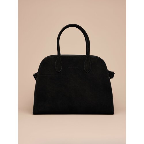 Сумка тоут JACK ARNO, фактура матовая, черный