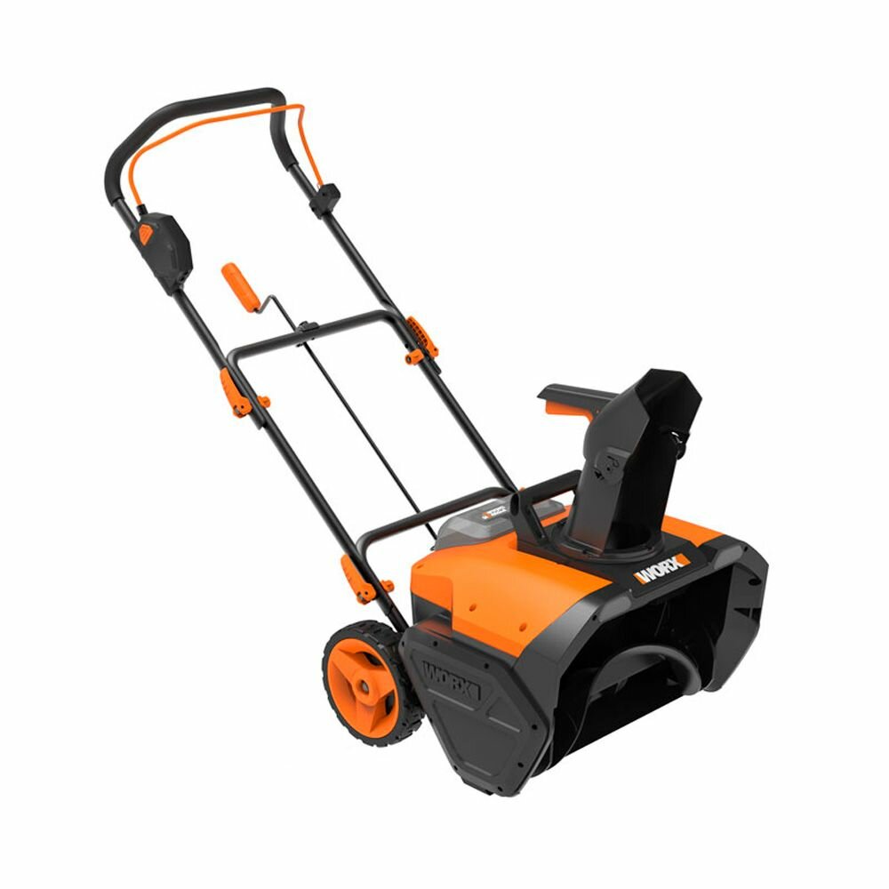 Изображение Снегоуборщик аккумуляторный WORX WG471E 40В 50см, бесщеточный, 2-4,0 Ач, двойное ЗУ 2x2A