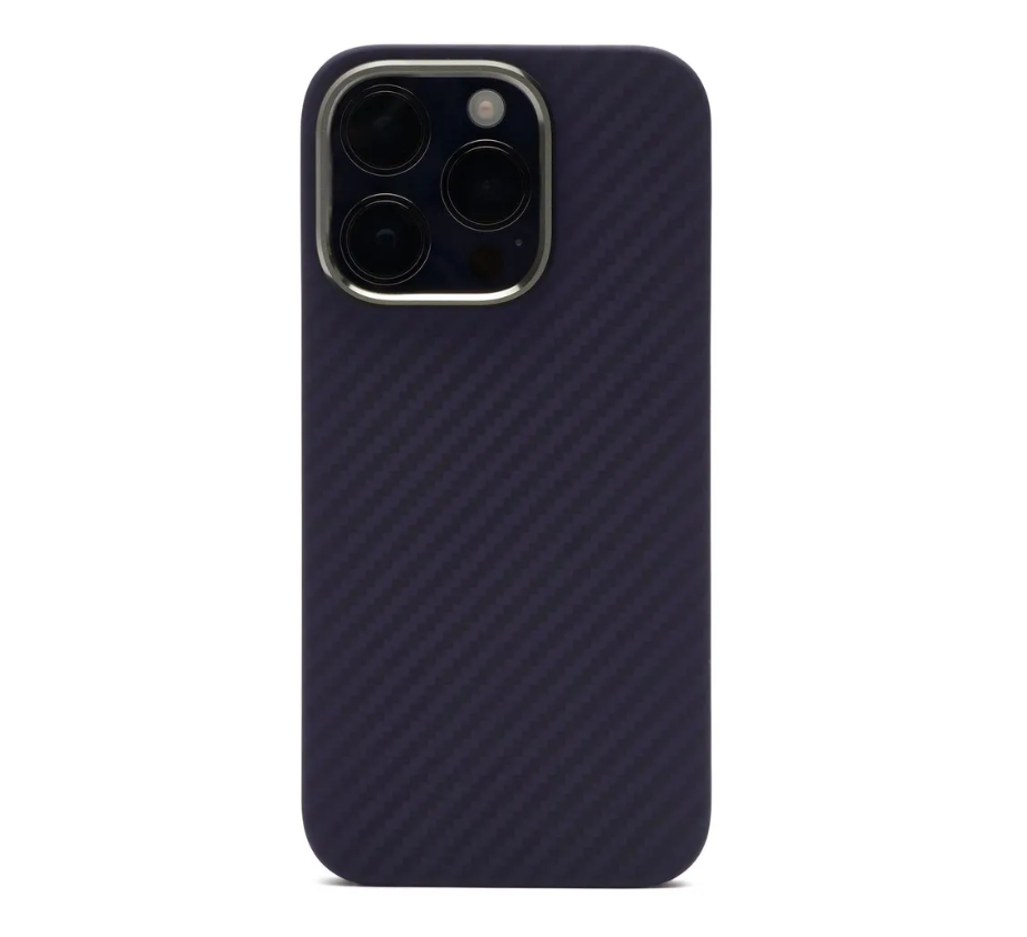 Чехол для iPhone 14 Pro KZDOO (K-DOO) KEVILAR, кевлар чехол для Айфон 14 про -фиолетовый