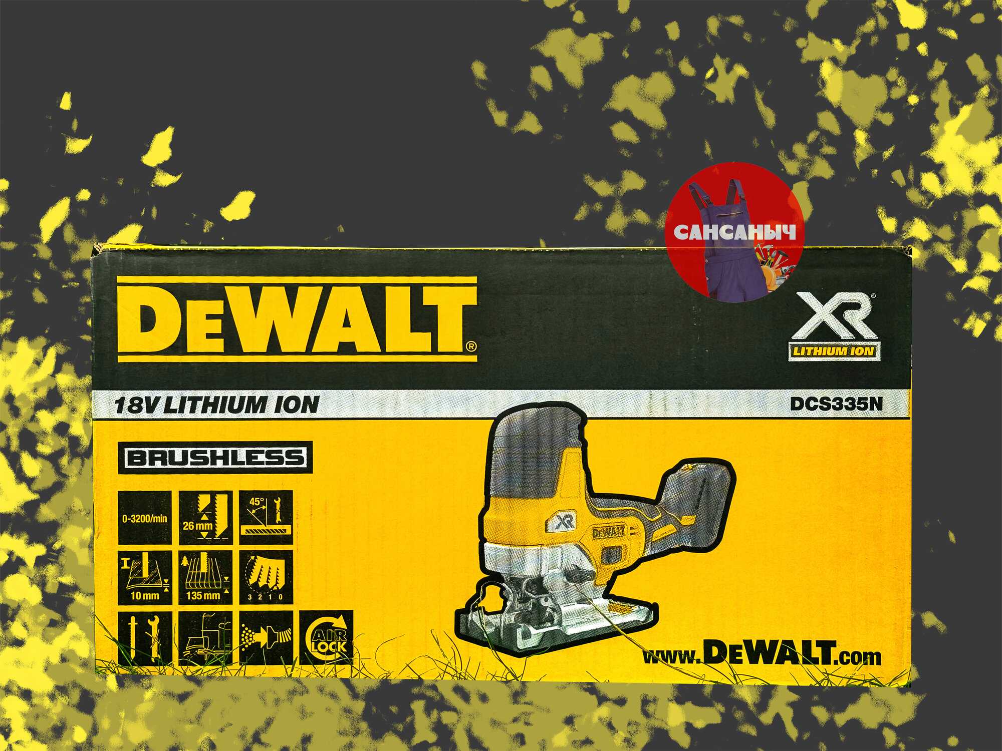 Аккумуляторный лобзик DEWALT DCS335N 18В
