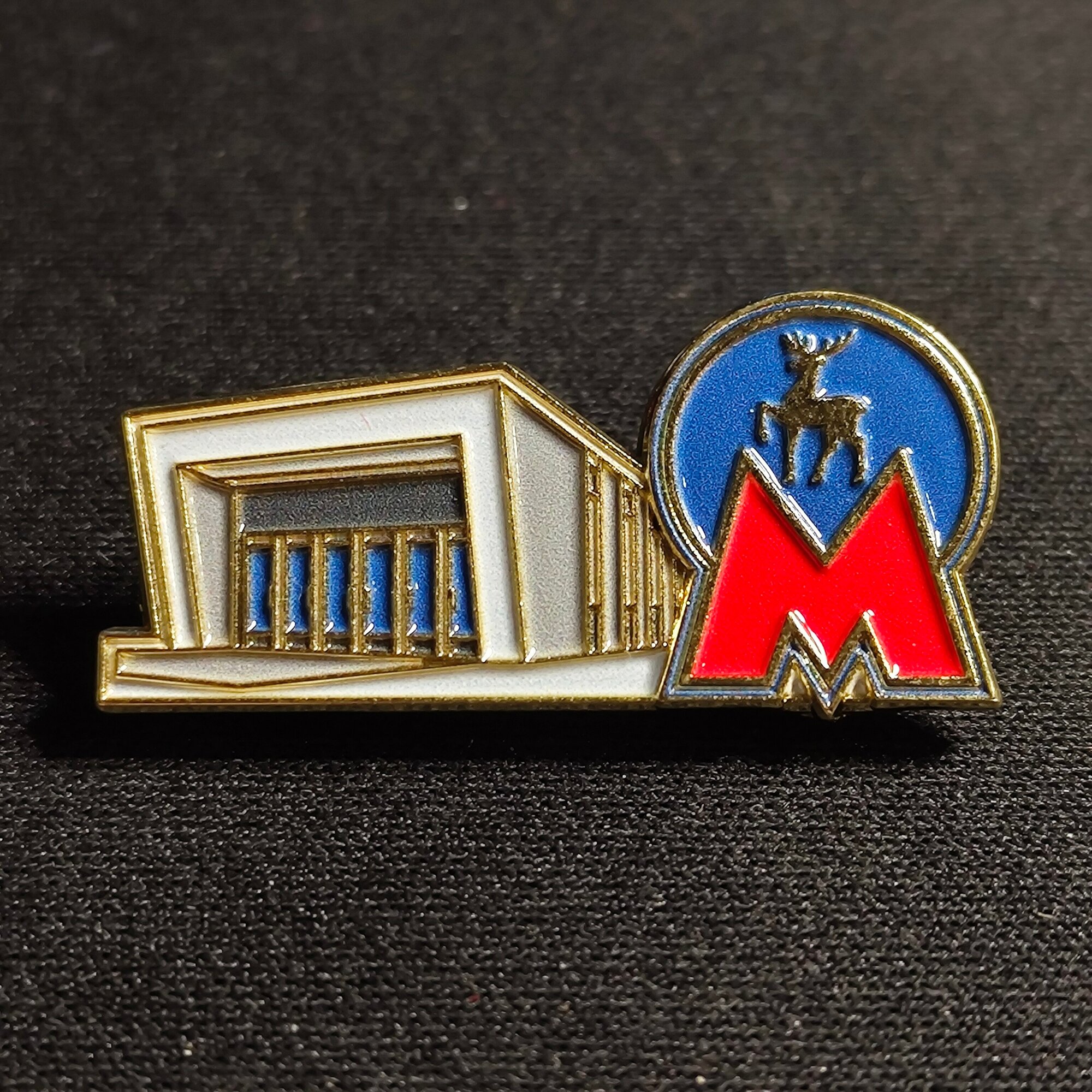 Значок Нижегородский метрополитен. Метро Нижнего Новгорода