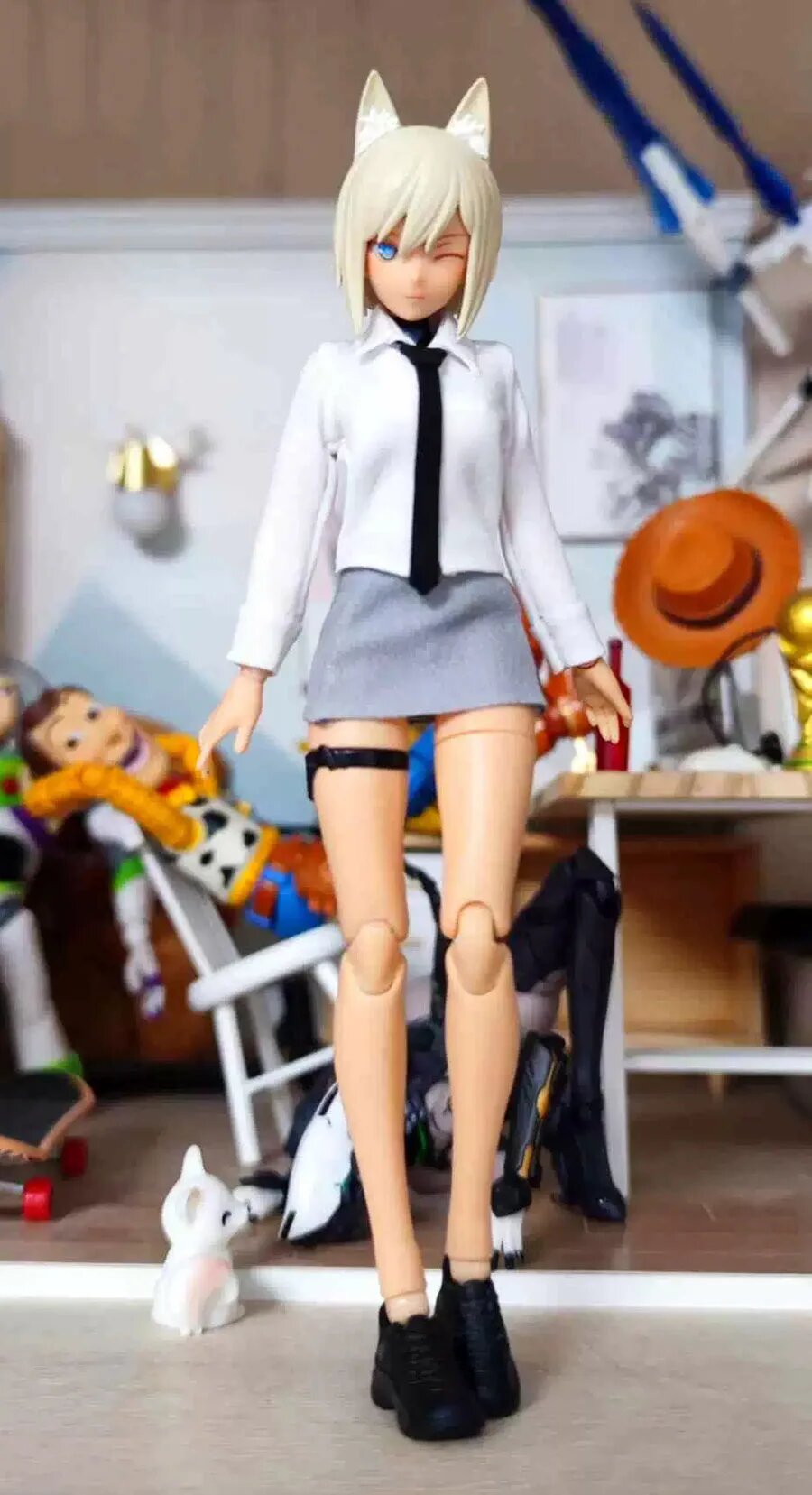 Набор одежды для 1/12 фигурок Romankey X COWL TBL, clothes set B, only clothes, Унисекс