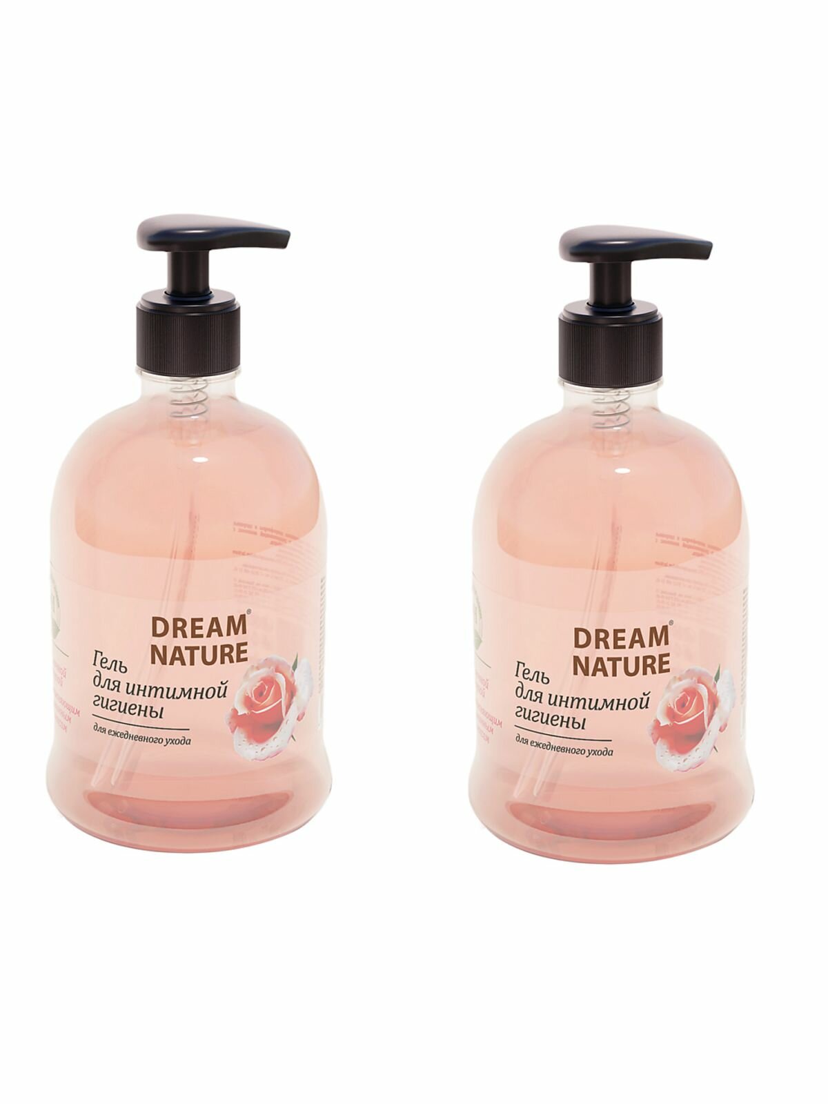 DREAM NATURE Spa Care Гель для интимной гигиены с молочной кислотой и витаминным комплексом, 500 мл, 2 шт