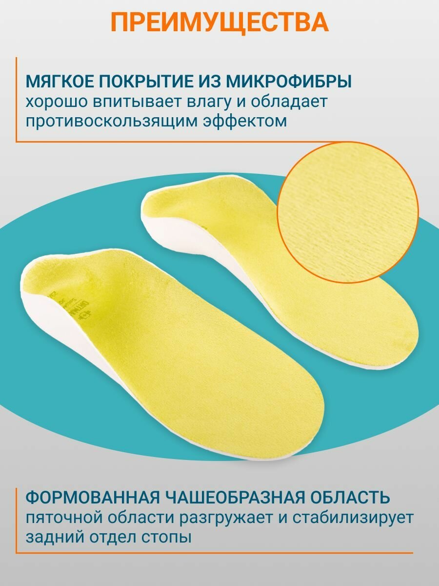 Изображение Детские ортопедические каркасные стельки ORTMANN SolaMed JOY KAY1371