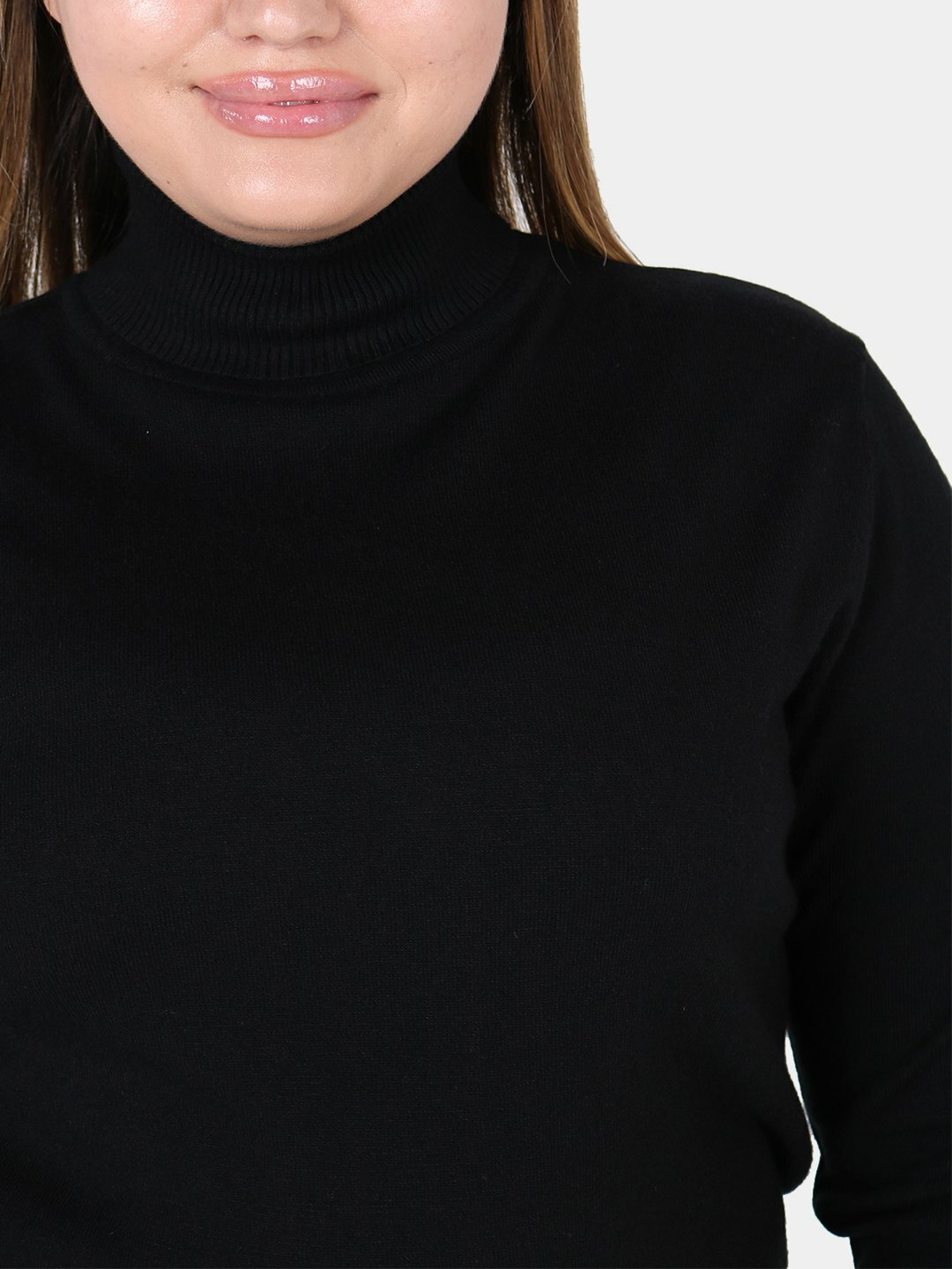 Водолазка , размер One Size, черный — фото 1