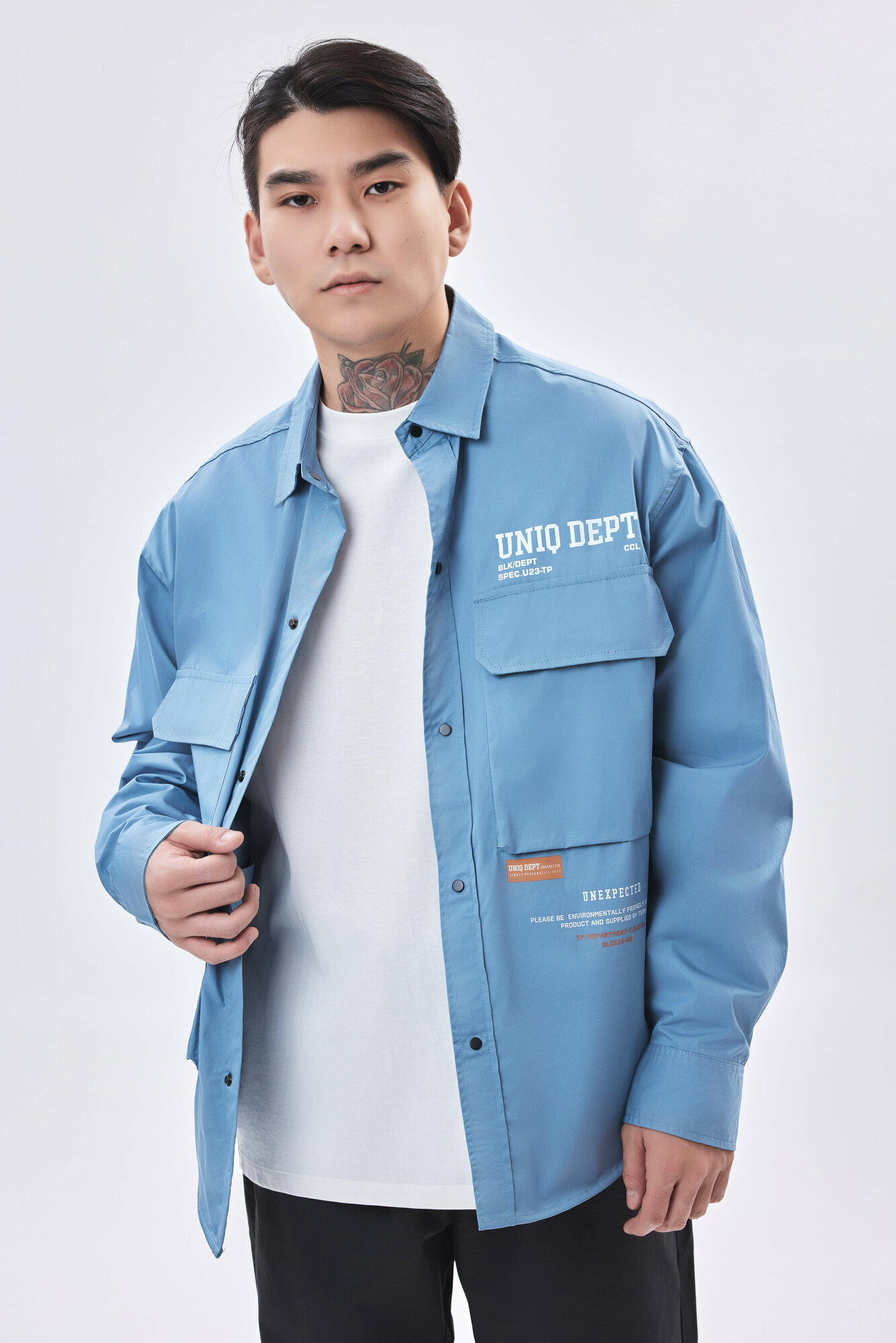 Рубашка TERRA PRO, размер L, blue — фото 1