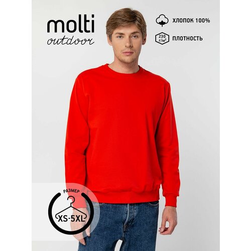 фото Свитшот molti, размер xl, , красный