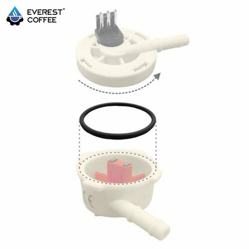 Уплотнитель для флоуметра счетчика воды для кофемашин BoschDeLonghiGaggenauGaggiaJuraMelittaMieleNEFF 650₽