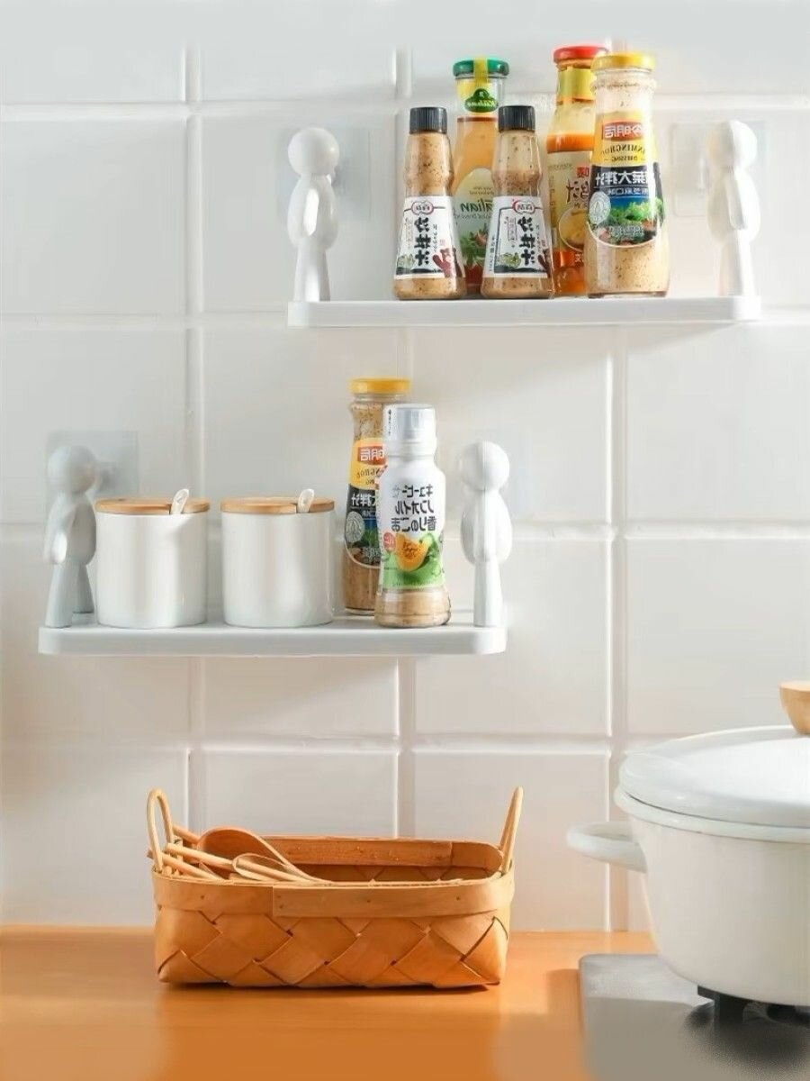 Полка для ванной без сверления 2 шт — фото 1