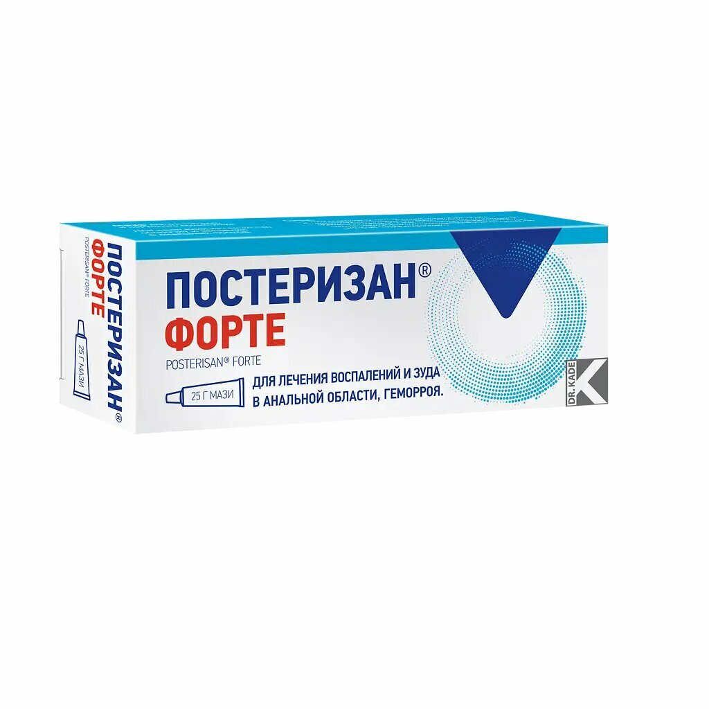 Постеризан форте мазь для ректального и наружного применения 25 г 1 шт