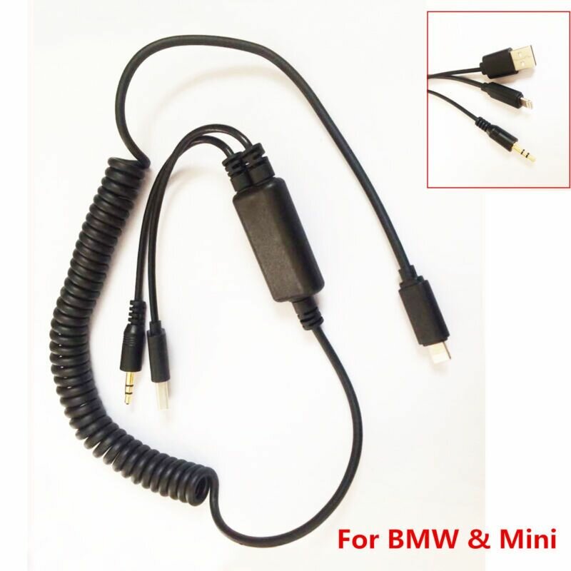 Аудиоинтерфейс Usb Y Кабель Aux Адаптер Для Bmw И Mini Ipod Iphone 6 6S 7 7 Plus