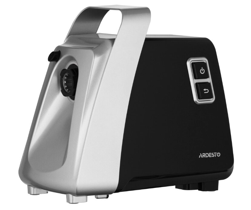 Мясорубка Ardesto "Meat Grinder" MGK-2100, защита от перегрузки, X-образный нож, лоток, чёрная — фото 1