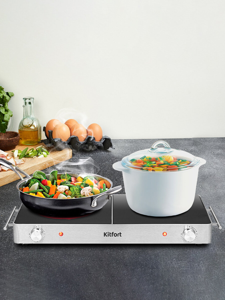 Инфракрасная плита Kitfort КТ-150 — фото 1