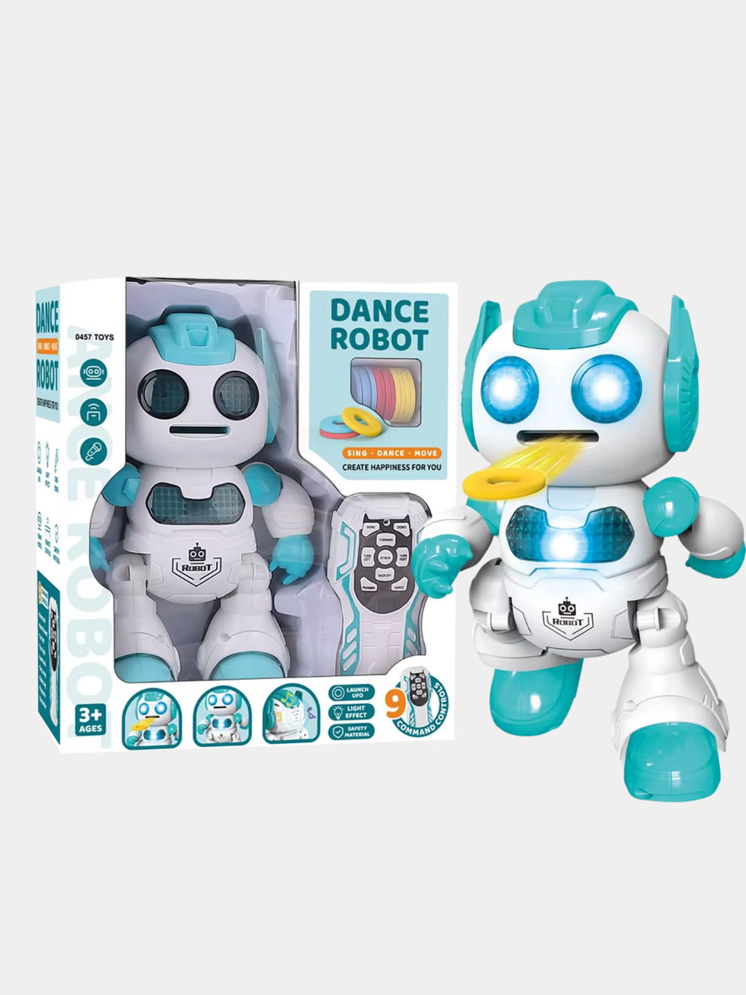 Радиоуправляемый робот, робот на пульте со звуком, интерактивная игрушка — фото 1