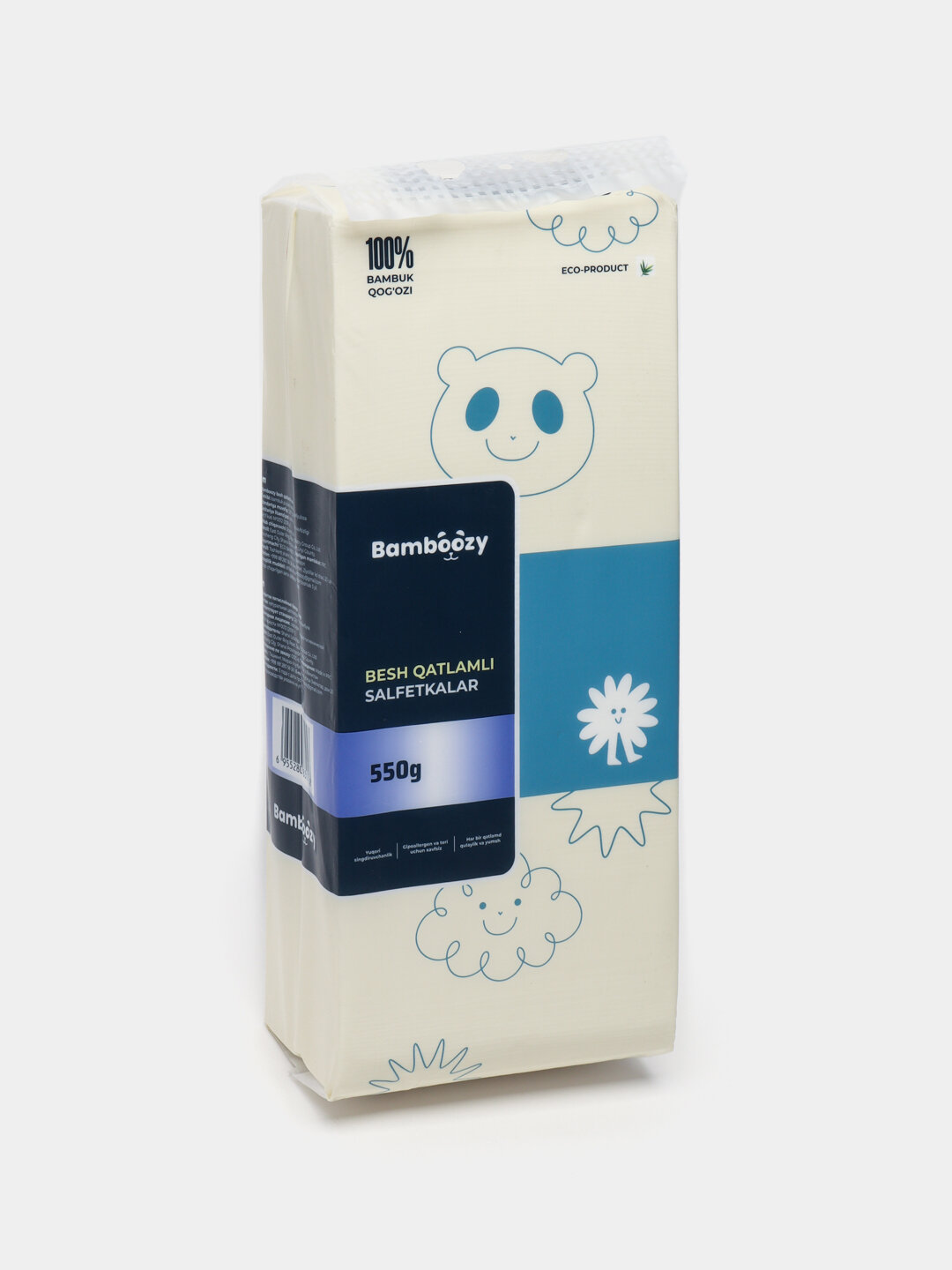 Гипералергеная салфетка Bamboozy, 5 слоя, 300 шт