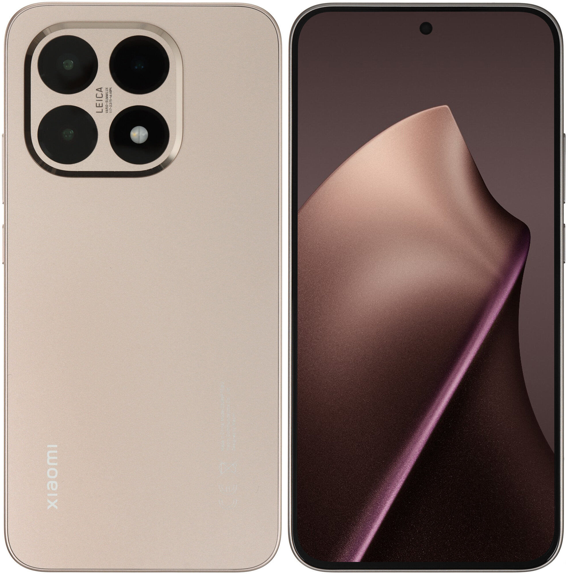Смартфон Xiaomi 15T 12/512Gb Rose Gold, 2 SIM-карты, золотистый