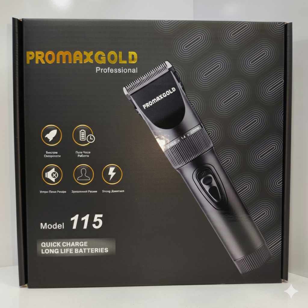 Беспроводная машинка для стрижки волос, Promaxgold удобный, USB
