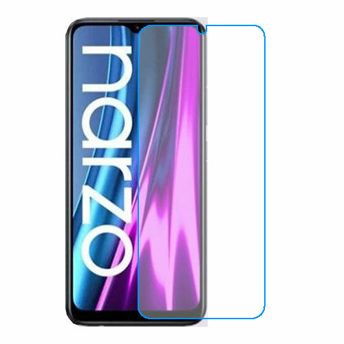 Скрин Мобайл защитный экран для Realme Narzo 50i Prime из нано стекло 9H