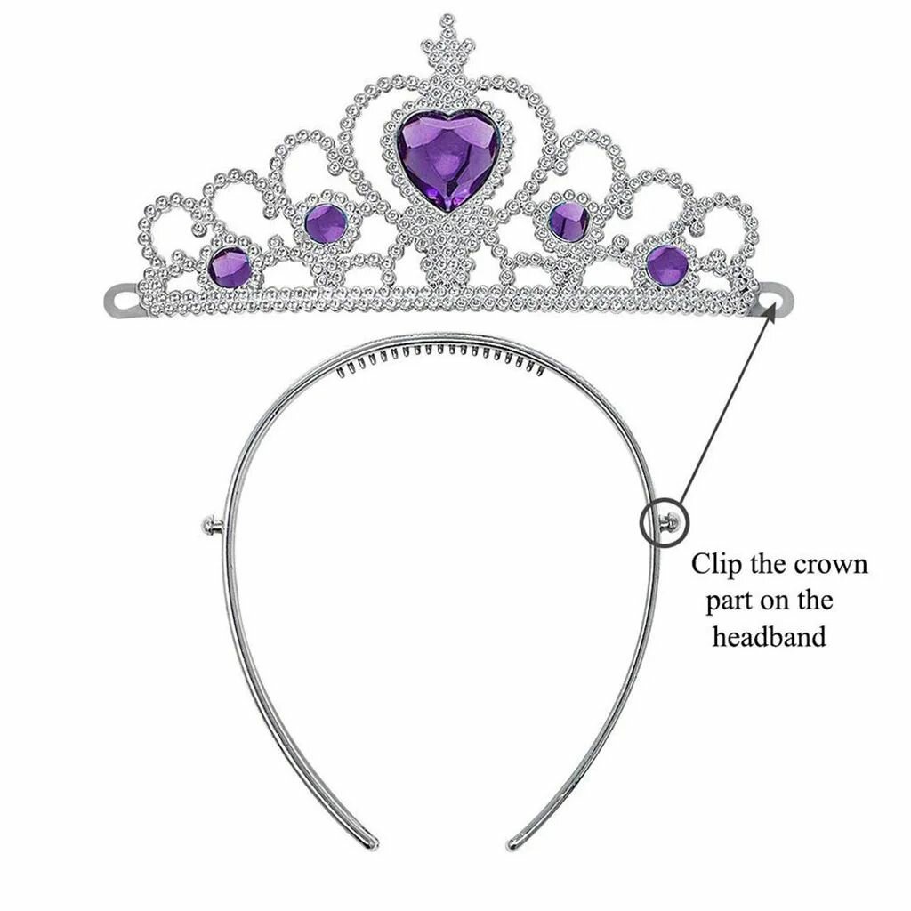 Карнавальный набор принцесса (корона, палочка) для девочек — фото 1