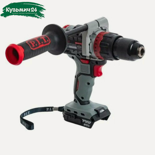 Изображение товара Аккумуляторный шуруповерт ударный P.I.T. PSB20H-13C/2, 20 В, 2 аккумулятора и зарядное устройство в комплекте