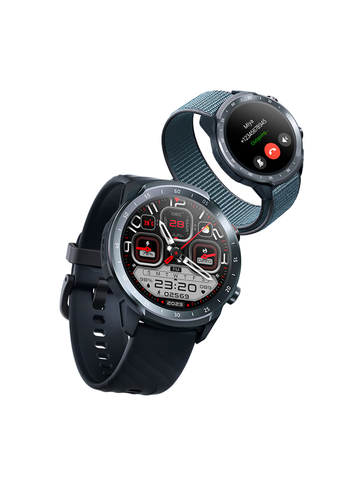 Смарт-часы Mibro Watch A2, TFT 1.39, Bluetooth звонки, 2ATM, 350 мА·ч, до 10 дней — фото 1