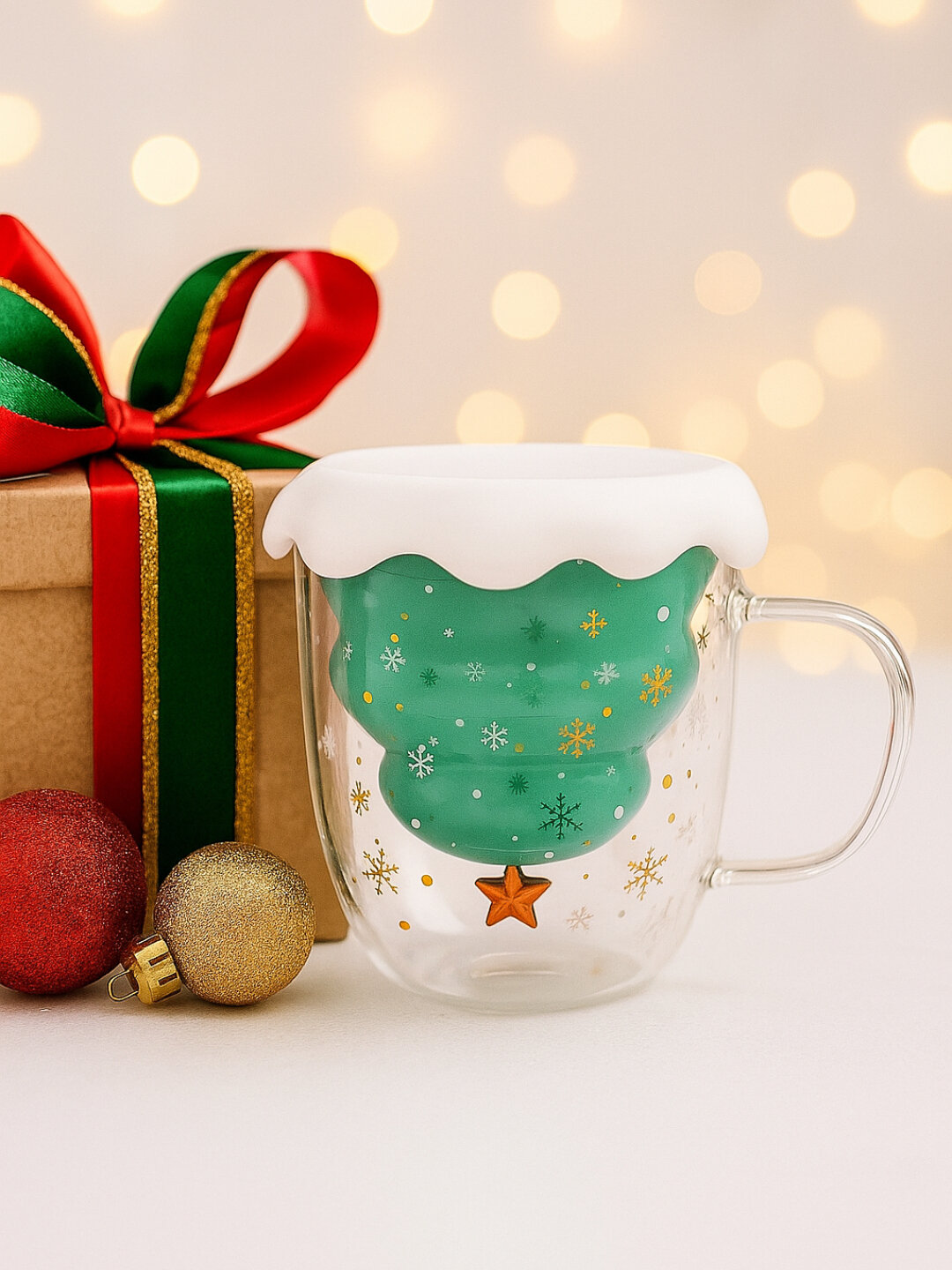 Двойная стеклянная кружка — фото 1