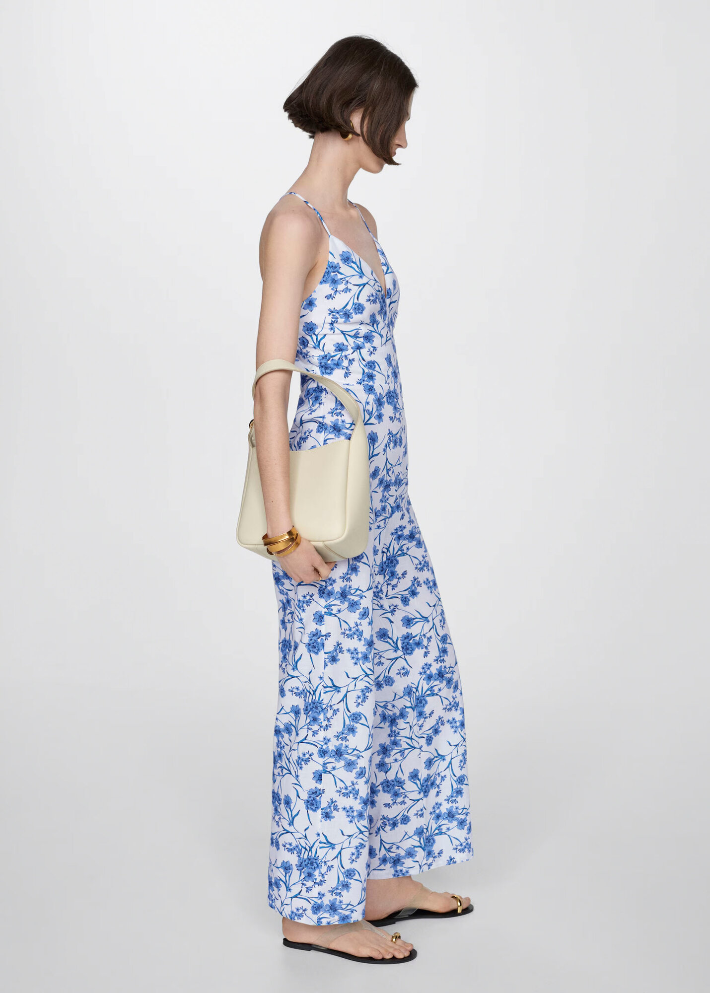 Комбинезон MANGO GARCI, размер M INT, синий — фото 1