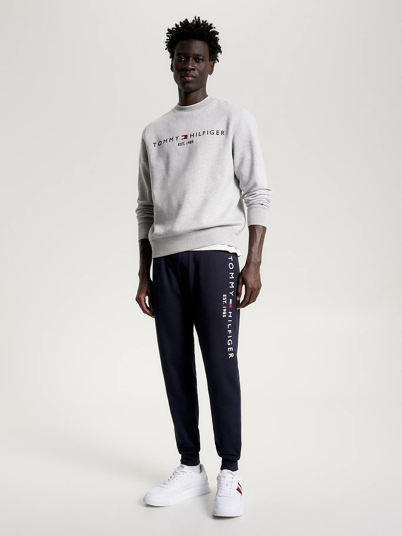 Брюки спортивные TOMMY HILFIGER, размер M, синий — фото 1
