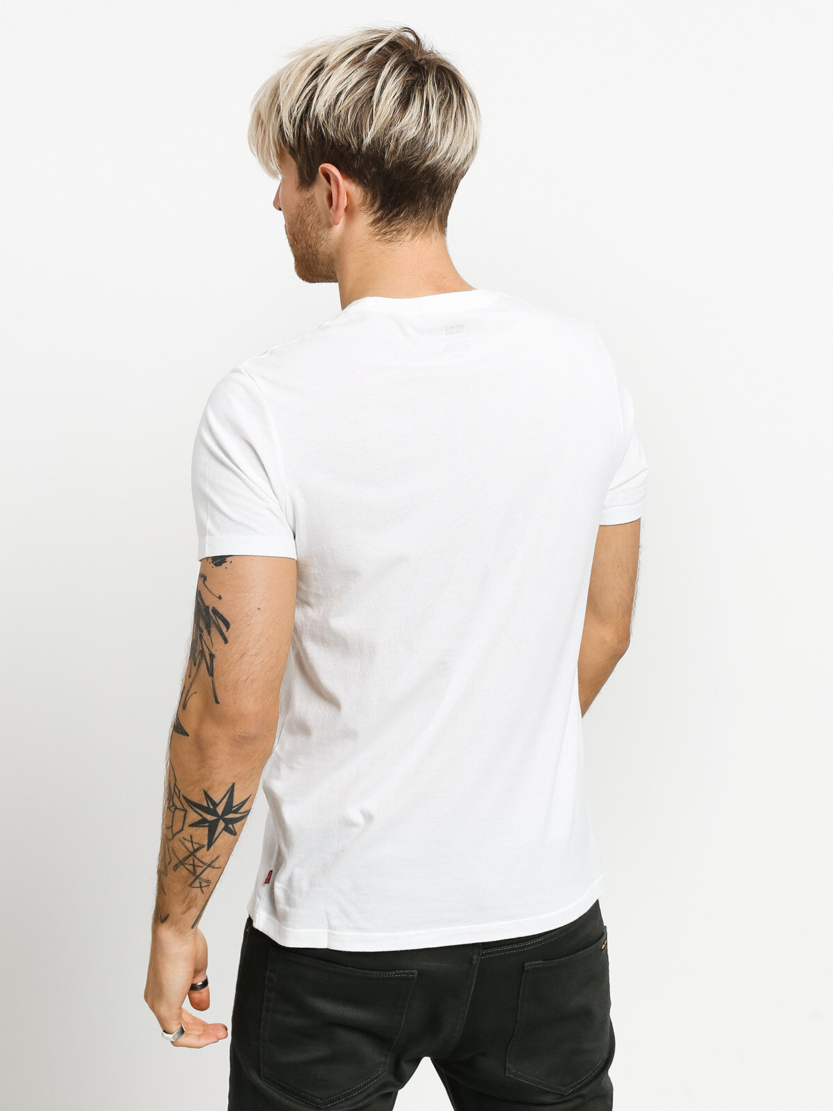 Футболка Levi's Crewneck Graphic, 2 шт., размер M, белый/серый — фото 1