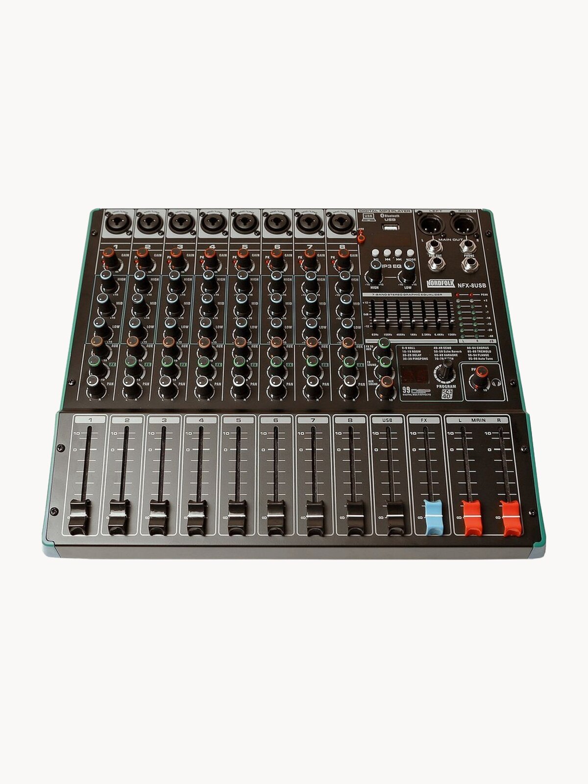 Аналоговый микшер NORDFOLK NFX-8USB