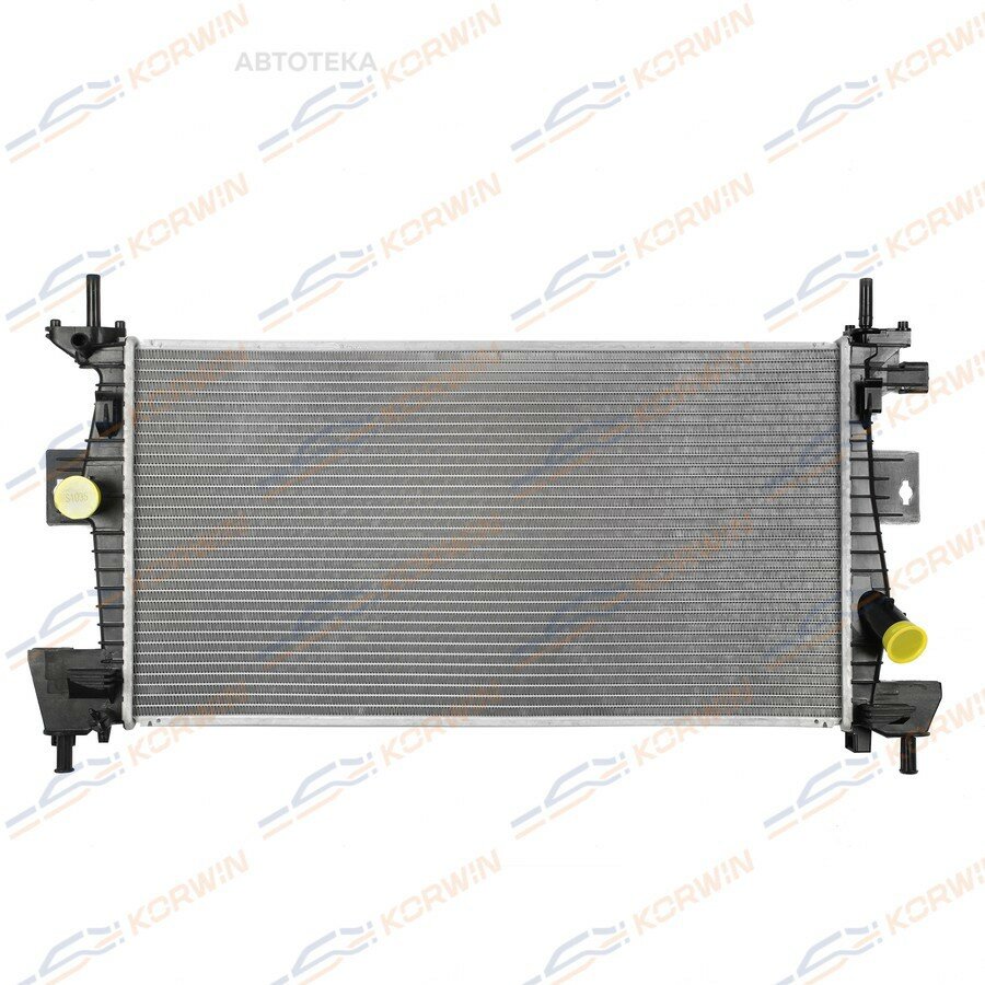 Радиатор охлаждения Ford Focus III/C-Max 1.6/2.0 (11-19) паяный KORWIN KWKB4013