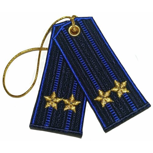 Вышитый брелок-погоны Подполковник ФСБ