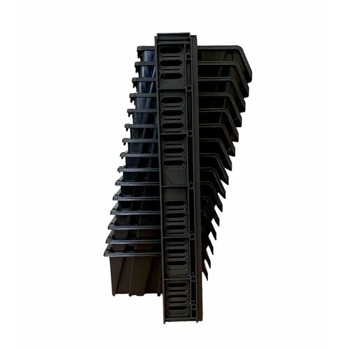 Лоток Accurate пластик 150x95x70 мм 15 шт с планкой 4 шт 1418₽