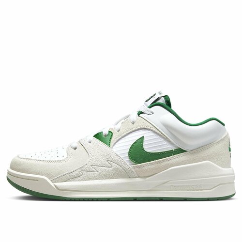 Кроссовки NIKE, полнота D, размер 10 US / 28 CM, белый, зеленый