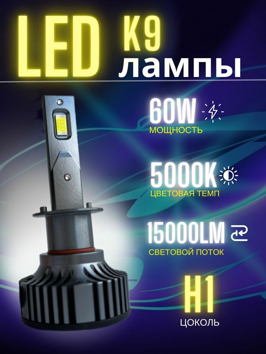 LED лампы светодиодные на авто H1