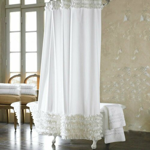 Штора для ванной Carnation Home Fashions Ruffles 180х220 см